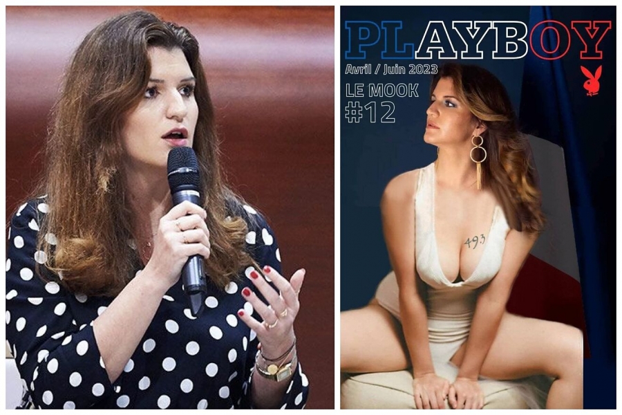 Φωτογράφιση στο Playboy για τη γαλλίδα υπουργό Marlene Schiappa, καθώς εντείνονται οι διαμαρτυρίες στο Παρίσι