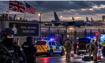Explosives probe at UK base used for US strikes on Iran: Trump warns of 