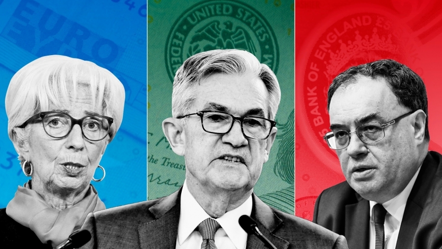 Δύο εβδομάδες που θα κρίνουν εάν επέλθει το κραχ σε οικονομία, τράπεζες - Τι θα αποφασίσουν Fed, ΕΚΤ, ΒοΕ