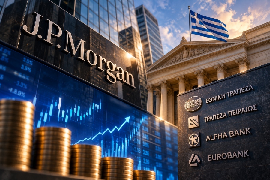 JP Morgan changes things... What is happening in Greek banks - Who holds the bar high and where turbulence is coming
