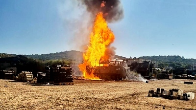 Η Hezbollah έσπειρε χάος: Πυρπόλησε με drones 4 τεθωρακισμένα του Ισραήλ - Ένας στρατιώτης των IDF νεκρός, 13 τραυματίες