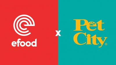 Συνεργασία του efood με τα Pet City για τη διανομή 2.000 προϊόντων φροντίδας των ζώων συντροφιάς