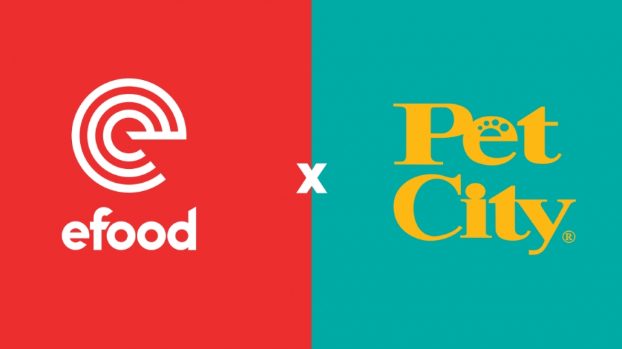Συνεργασία του efood με τα Pet City για τη διανομή 2.000 προϊόντων φροντίδας των ζώων συντροφιάς