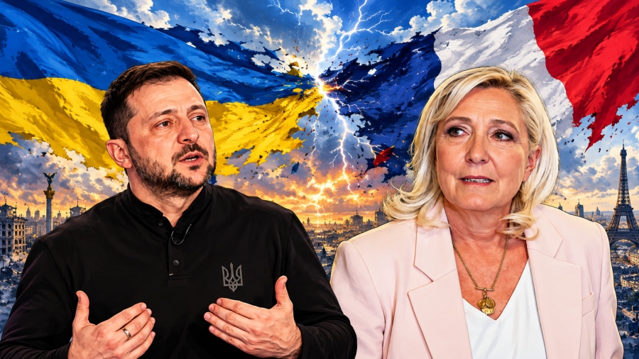 Zelensky σε αμόκ: «Δεν θα ψηφίσω την... Marine Le Pen στις γαλλικές εκλογές»