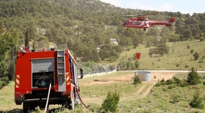Σε εξέλιξη δύο πυρκαγιές στα Τρίκαλα