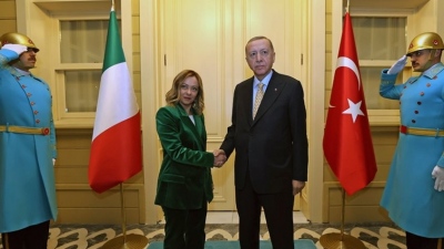 Για αύξηση του εμπορίου στα 30 δισεκ. ευρώ, άμυνα και μετανάστευση συζήτησαν Meloni - Erdogan