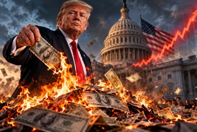 Trump eyes inflation to burn forty trillion dollar debt