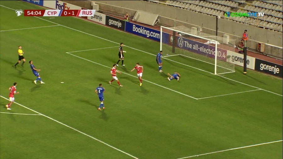 Κύπρος - Ρωσία 0-2: Διπλασιάζουν τα τέρματά τους οι γηπεδούχοι με Ζεμαλεντίνοφ (video)