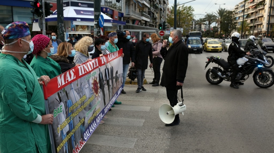 Στον πρόεδρο της ΠΟΕΔΗΝ η πρώτη δίωξη για τις πορείες