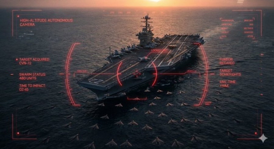 Countdown: Abraham Lincoln within firing range of Iran – Tehran's message: Say goodbye to your families