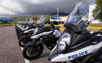 Παρελήφθησαν 17 καινούριες μοτοσυκλέτες από την Ελληνική Αστυνομία