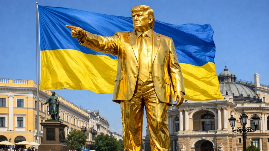 Παράνοια στην Οδησσό: Θέλουν να γκρεμίσουν το μνημείο του Pushkin και να ανεγείρουν στη θέση.... άγαλμα του Trump