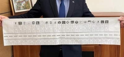 Τουρκία, Δημοτικές εκλογές - Για ρεκόρ Guinness είναι το ψηφοδέλτιο της Κωνσταντινούπολης: Έχει μήκος ένα μέτρο!