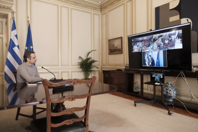 Τηλεδιάσκεψη του πρωθυπουργού με την Πολιτική Προστασία - Μητσοτάκης: Υψηλός βαθμός ετοιμότητας για τον κορωνοϊό