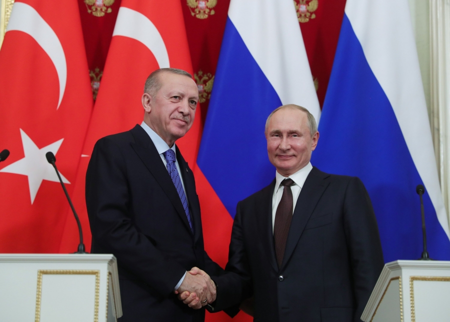 Στο επίκεντρο των συνομιλιών Putin και Erdogan, η Συρία, η Λιβύη, η ενεργειακή και αμυντική συνεργασία