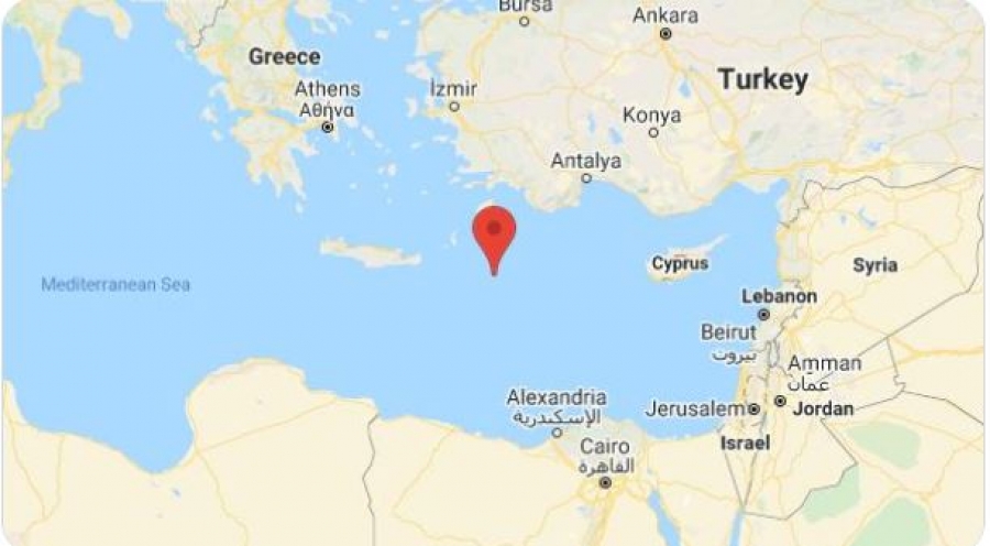 Ισχυρός σεισμός 6,1 Ρίχτερ σε θαλάσσιο χώρο ανοικτά της Καρπάθου
