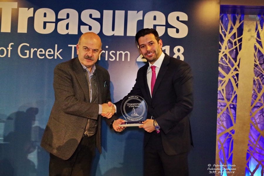 Με το βραβείο “Treasures of the Greek Tourism” για το 2018 τιμήθηκε η Maroulis Travel στο πλαίσιο των ομώνυμων βραβείων