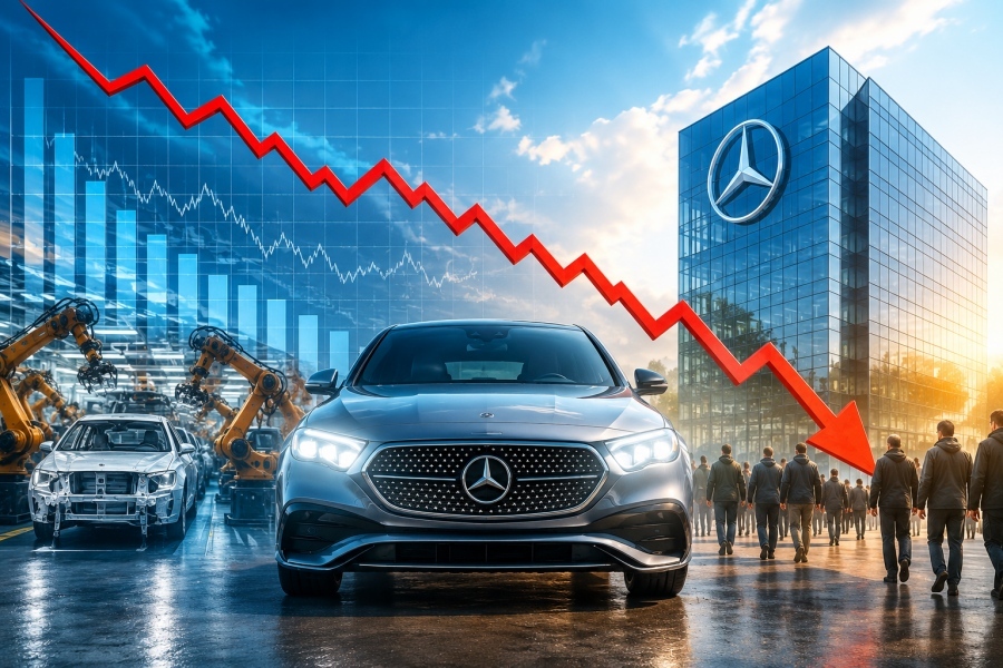 Crash at Mercedes: The German giant is collapsing – 45% plunge in profits, 
