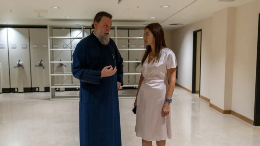 Ζαχαράκη στον Μητροπολίτη Νέας Ιωνίας:  Το Ιωνικό Κέντρο πυλώνας ανάδειξης της Μικρασιατικής κληρονομιάς