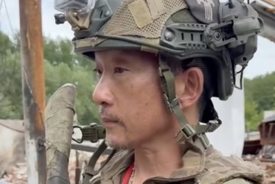 Japanese man in Russian forces - Volunteer fights Ukrainians like his grandfather fought the U.S. as a kamikaze