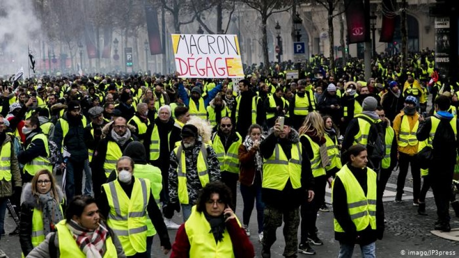 Γαλλία: Επεισόδια στο Στρασβούργο, στην 25η κινητοποίηση των «Κίτρινων Γιλέκων»