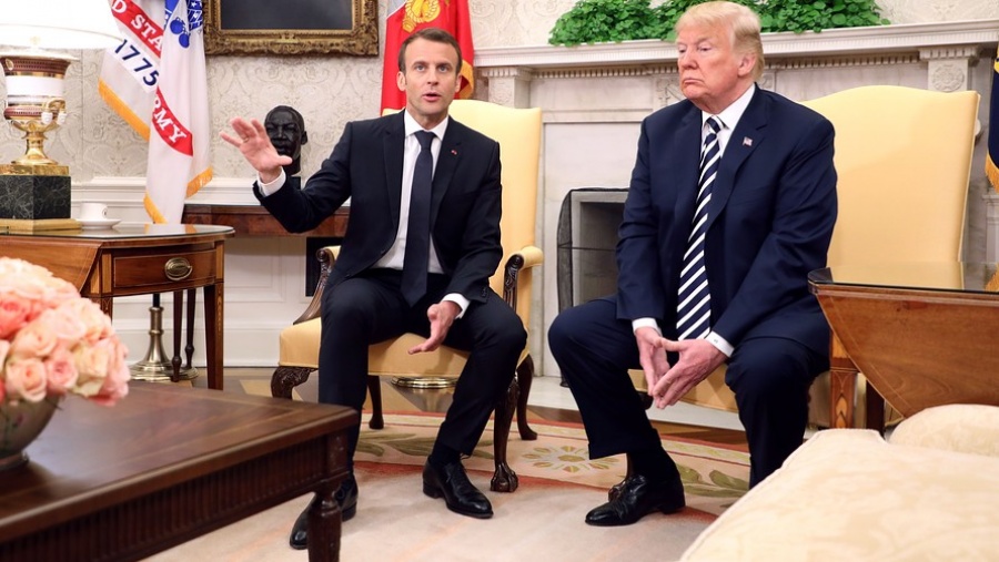 Macron σε Trump: Σημαντική για την ασφάλεια της Ευρώπης η πυρηνική συμφωνία
