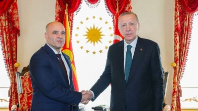 Τουρκία: Συνάντηση Erdogan με τον πρωθυπουργό της Βόρειας Μακεδονίας