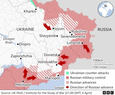 Ουκρανία: Περίπου 400 άμαχοι έχουν ταφεί από την έναρξη του πολέμου στο Σεβεροντόνετσκ