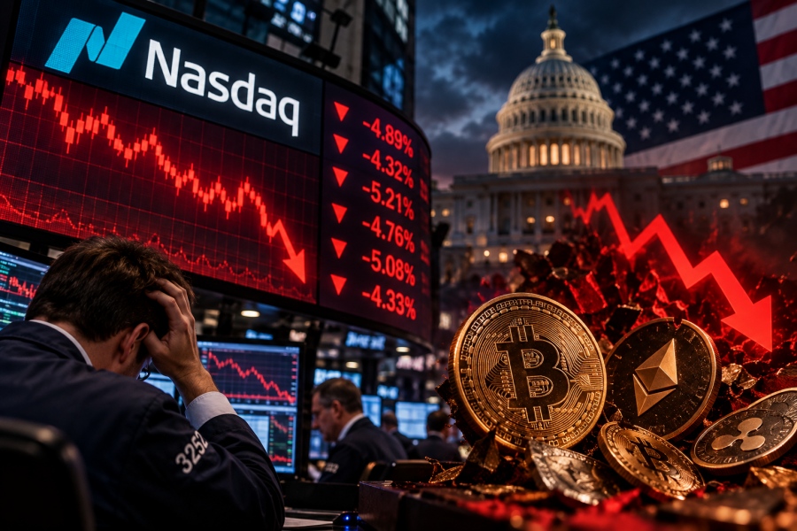 Άγριο sell-off στον Nasdaq ενόψει εκλογών στις ΗΠΑ (3/11) - Σοκ και από τις ζημιές δισ. δολ. στα κρυπτονομίσματα