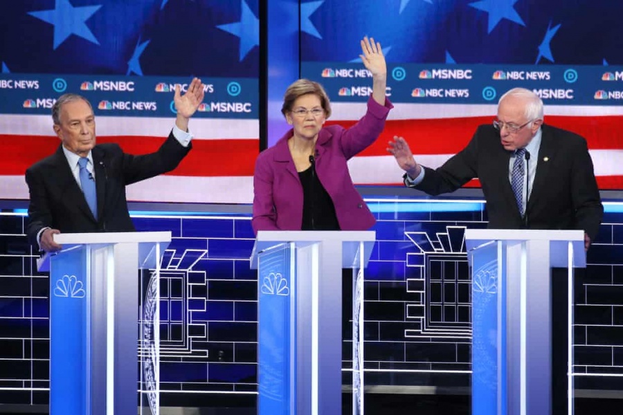 «Πυρά» κατά Bloomberg και Sanders στο debate των Δημοκρατικών για το προεδρικό χρίσμα