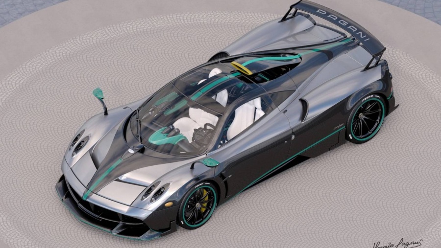 Στα χρώματα της Mercedes F1 η τελευταία Pagani Huayra Coupe