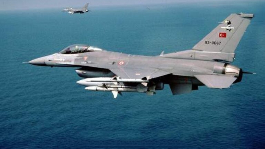 Πτήσεις τουρκικών F-16 πάνω από το Στρογγυλό και τους Ανθρωποφάγους