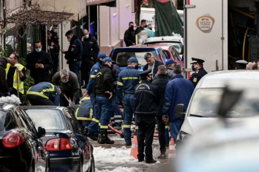 Παγκράτι: Σύντομα η αποκατάσταση στο αγωγό αερίου - Δεν υπάρχει κίνδυνος έκρηξης