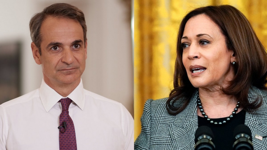 Σε εξέλιξη η συνάντηση του πρωθυπουργού με την αντιπρόεδρο των ΗΠΑ – Στο τραπέζι ελληνοτουρκικά και Ουκρανία