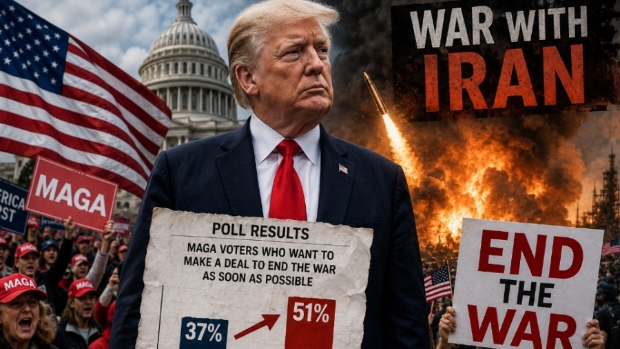 Political earthquake in the US as 60% of Republicans reject Trump's war in Iran and MAGA base turns against White House strategy