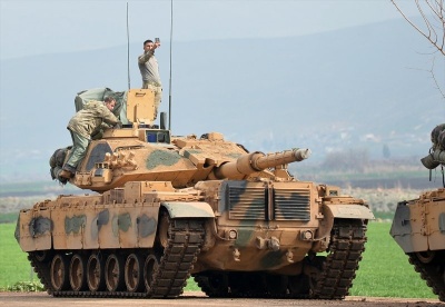 M60T Firat στο Afrin με δέκτες προειδοποίησης laser (LWR)