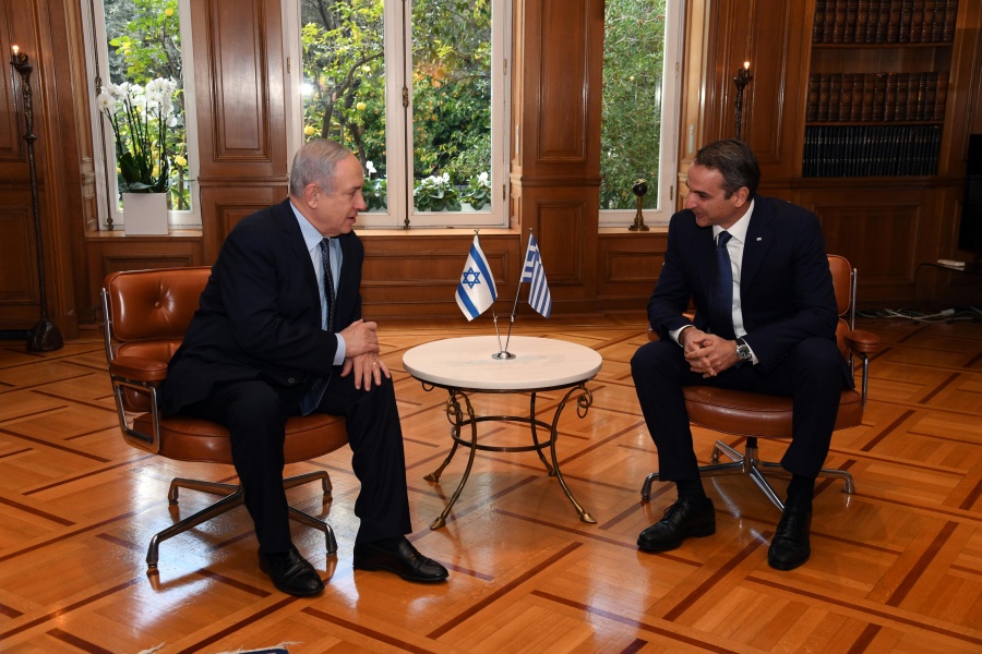 Στο Μέγαρο Μαξίμου ο Netanyahu - Η συνάντηση με Μητσοτάκη για τον EastMed
