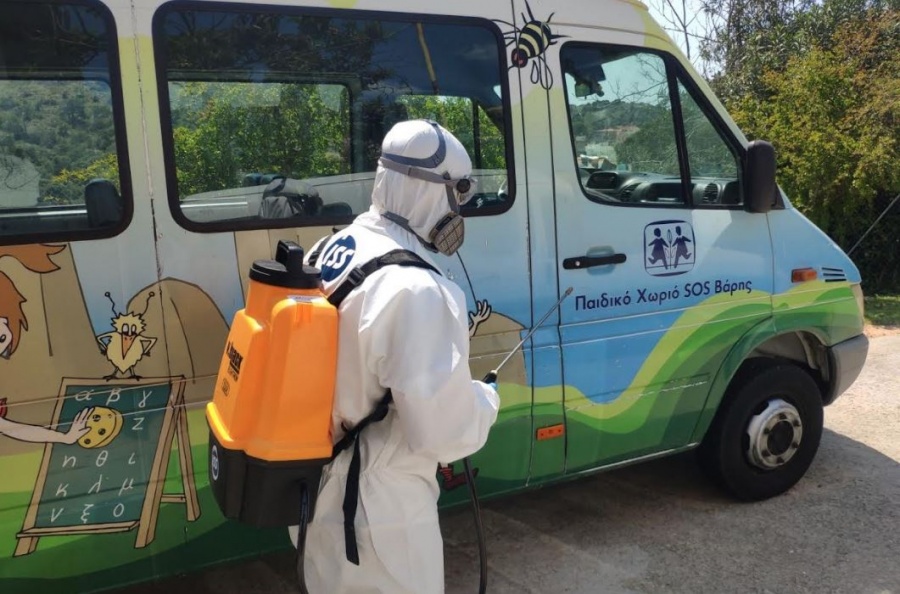 Η ISS Hellas στηρίζει τα Παιδικά Χωριά SOS με προληπτικές απολυμάνσεις