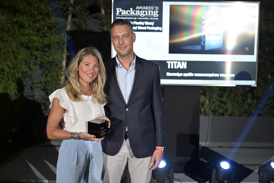 Χρυσά Βραβεία Innovation και Sustainability στα Packaging Awards 2021 για την ΤΙΤΑΝ
