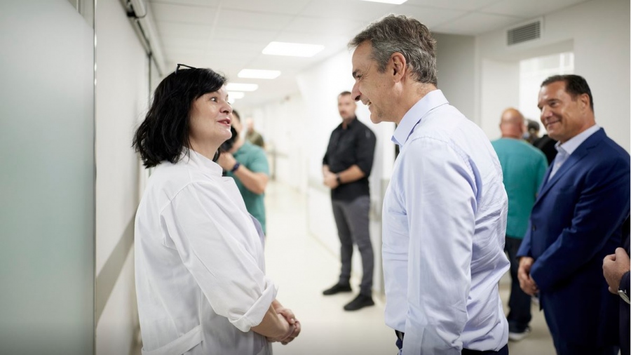 Επίσκεψη Μητσοτάκη στο Ιπποκράτειο - Στους χώρους του Τμήματος Επειγόντων Περιστατικών που ανακαινίζεται