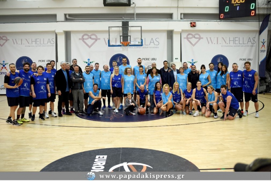 PLAY 2 W.I.N.: Αθλητές και celebrities σε έναν αγώνα μπάσκετ για καλό σκοπό με την υποστήριξη του ΟΠΑΠ