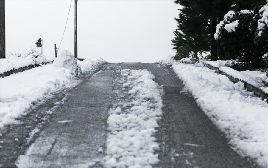 Διακοπή κυκλοφορίας λόγω παγετού στο Πόρτο Γερμενό