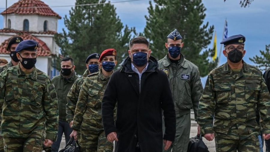 Στον Έβρο ο Χαρδαλιάς –  Σε στρατόπεδα και φυλάκια της ζώνης ευθύνης του Δ΄ Σώματος Στρατού