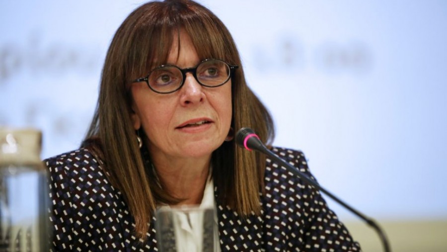 Σακελλαροπούλου (ΠτΔ): Ενιαία, αρραγής εθνική αποφασιστικότητα απέναντι στην τουρκική προκλητικότητα