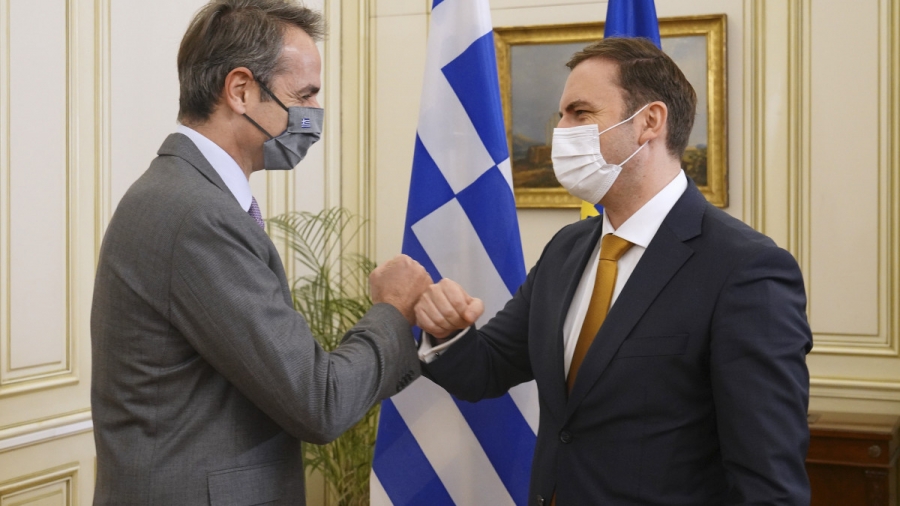 Μητσοτάκης σε ΥΠΕΞ Βόρειας Μακεδονίας: Ανάγκη πλήρους εφαρμογής της Συμφωνίας των Πρεσπών