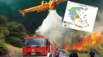 Κίνδυνος εκδήλωσης πυρκαγιάς σε 4 περιφέρειες της χώρας λόγω καύσωνα - Οι οδηγίες της ΓΓΠΠ