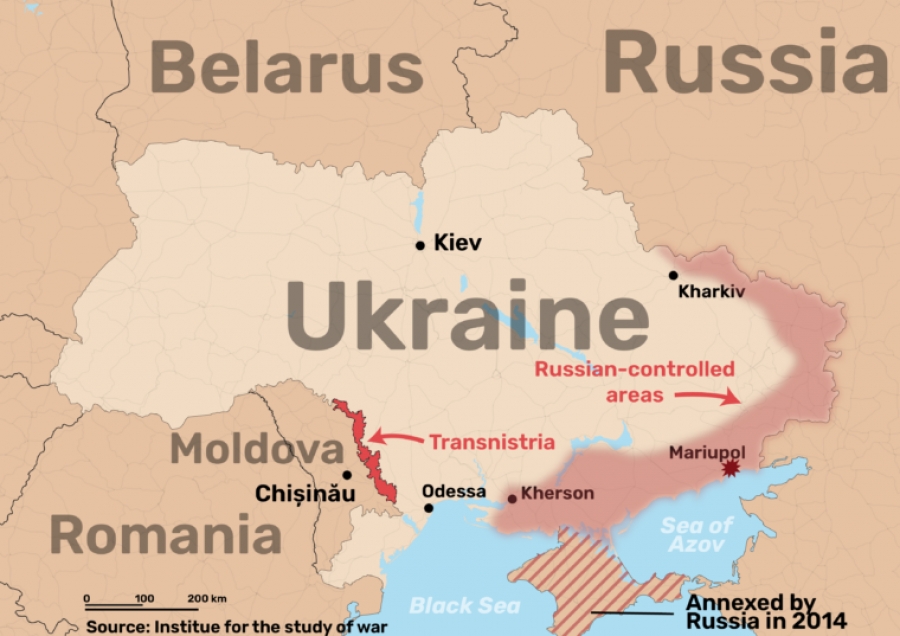 Υπερδνειστερία: Προϊόν φαντασίας η ουδετερότητα της Μολδαβίας, ελέγχεται από το  ΝΑΤΟ
