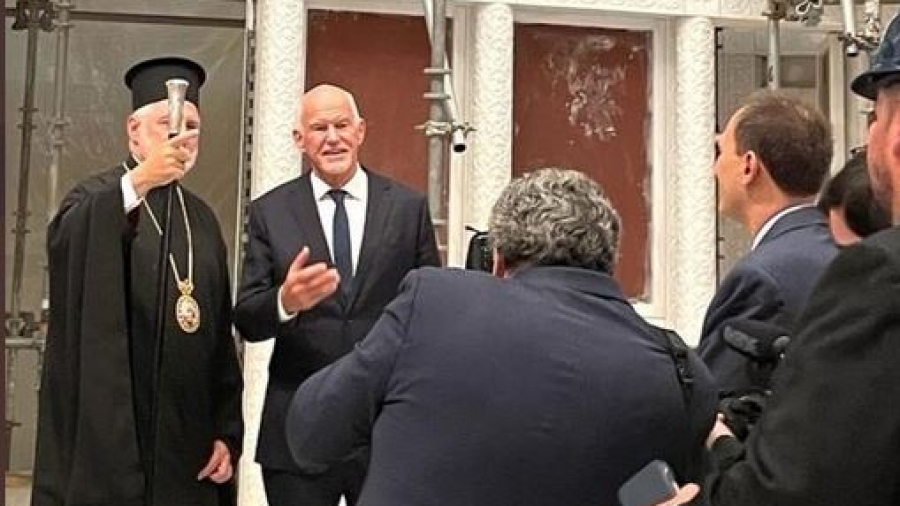 Στη Νέα Υόρκη ο Γ. Παπανδρέου -  Συνάντηση με τον Αρχιεπίσκοπο Αμερικής Ελπιδοφόρο, επίσκεψη στο «Σημείο Μηδέν»