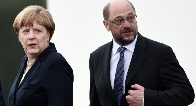 Σε εξέλιξη συνάντηση Steinmeier με Merkel και Schulz - Για τη διερεύνηση πιθανοτήτων κυβερνητικής συνεργασίας