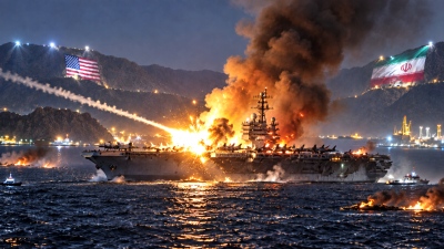 Αμόκ στο Hormuz: Οι Ιρανοί χτύπησαν το USS Washington με πύραυλο Bassir - Απώθησαν 30 καταδρομικά ΗΠΑ στα 400 χλμ.